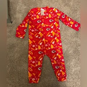 KC Chiefs 2T Christmas Pajamas